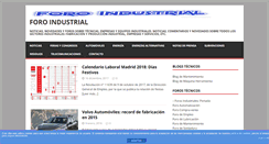 Desktop Screenshot of foro-industrial.com